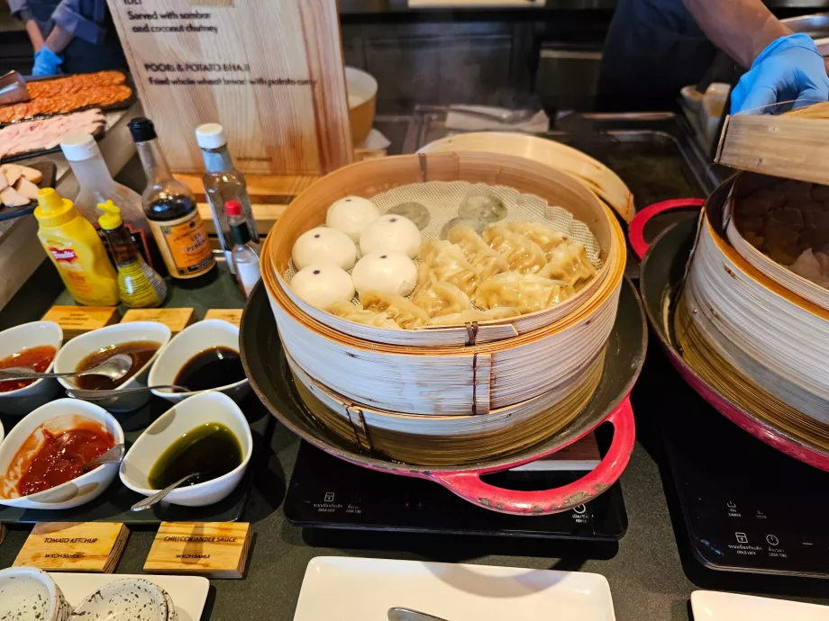 Sarapan - pangsit dim sum