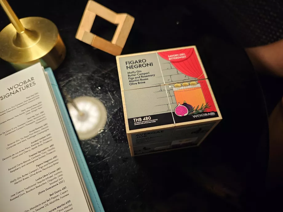 Menu minuman di WooBar