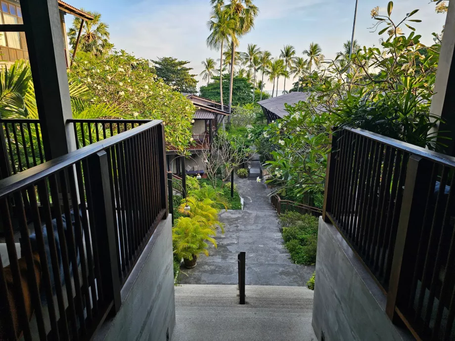 Homm Chura Samui seperti yang terlihat dari bagian resepsionis