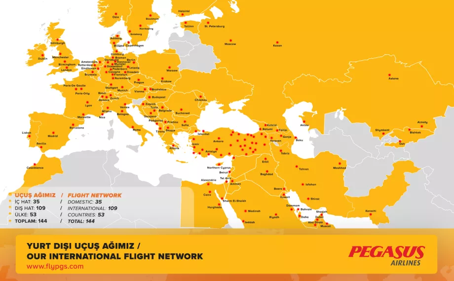 Peta Rute Internasional