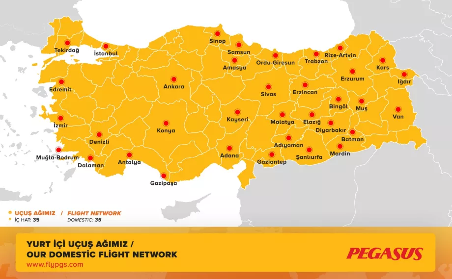 Peta Rute Domestik