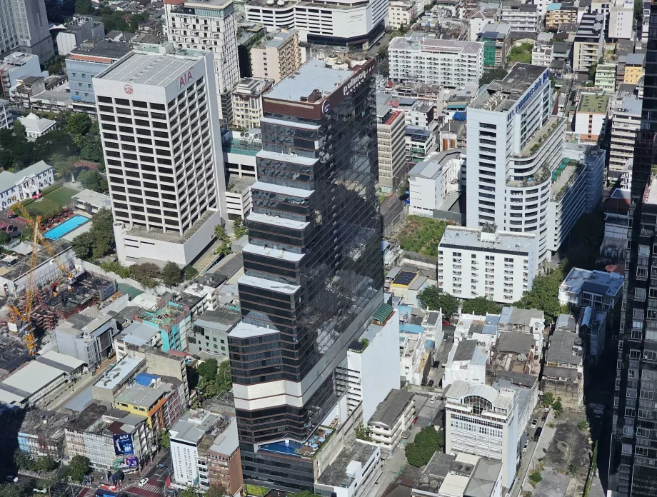 Pemandangan hotel dari sudut pandang King Power Mahanakhon