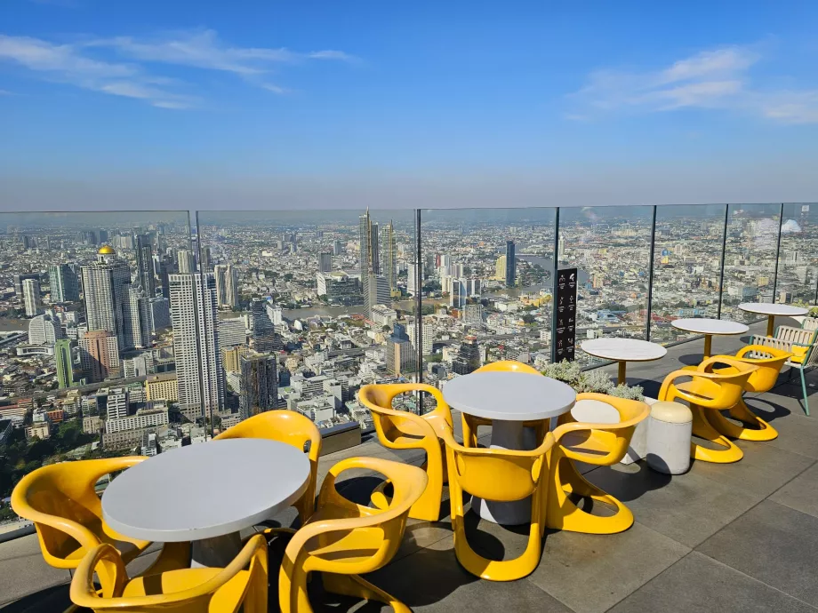 King Power Mahanakhon - pemandangan dari atap