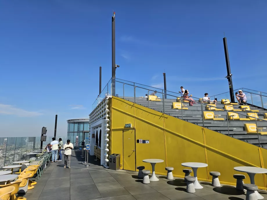 King Power Mahanakhon - pemandangan dari atap