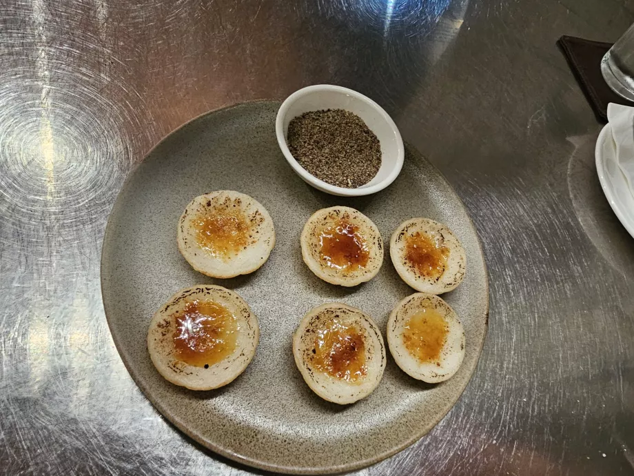 Aunglo - makanan penutup (pancake)