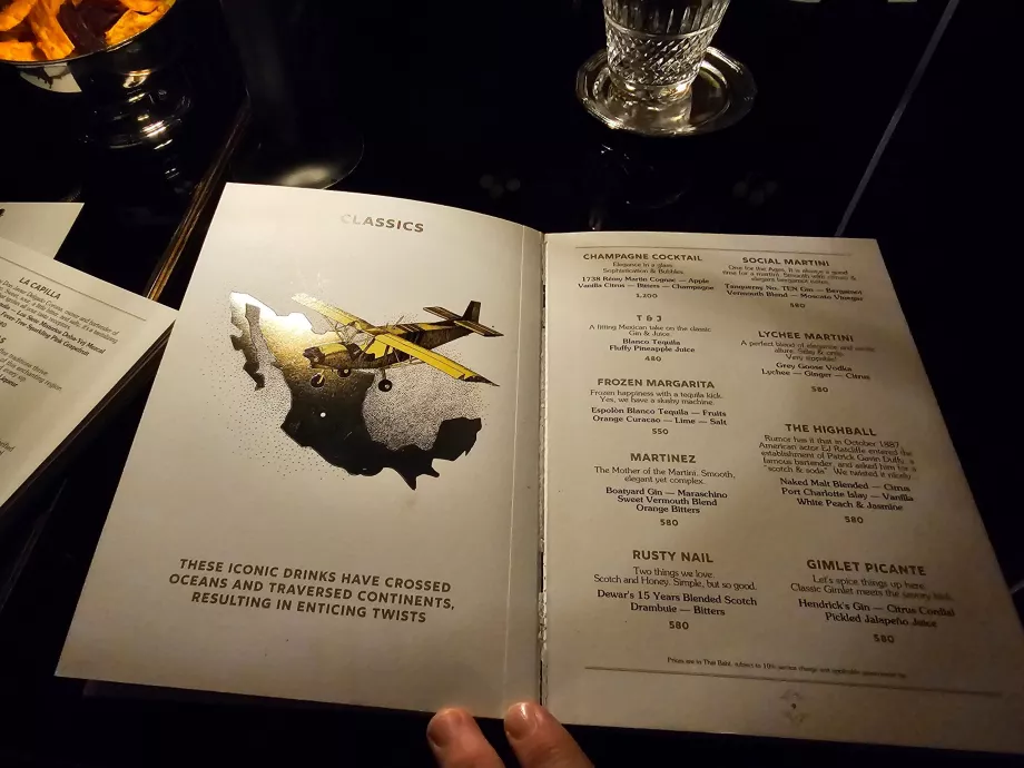 Klub Sosial BKK - menu