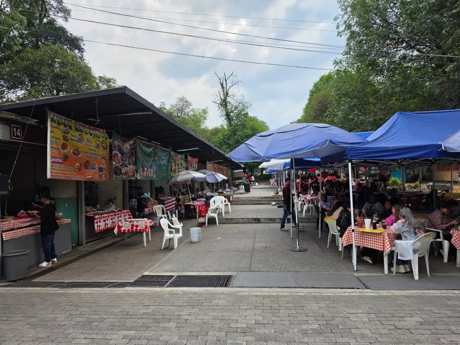 Bosque de Chapultepec, warung makan