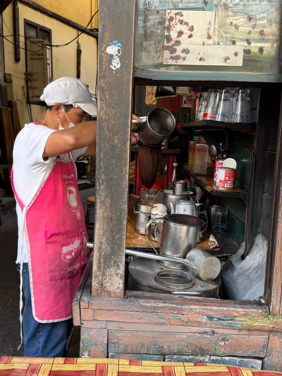 Go Café, persiapan kopi