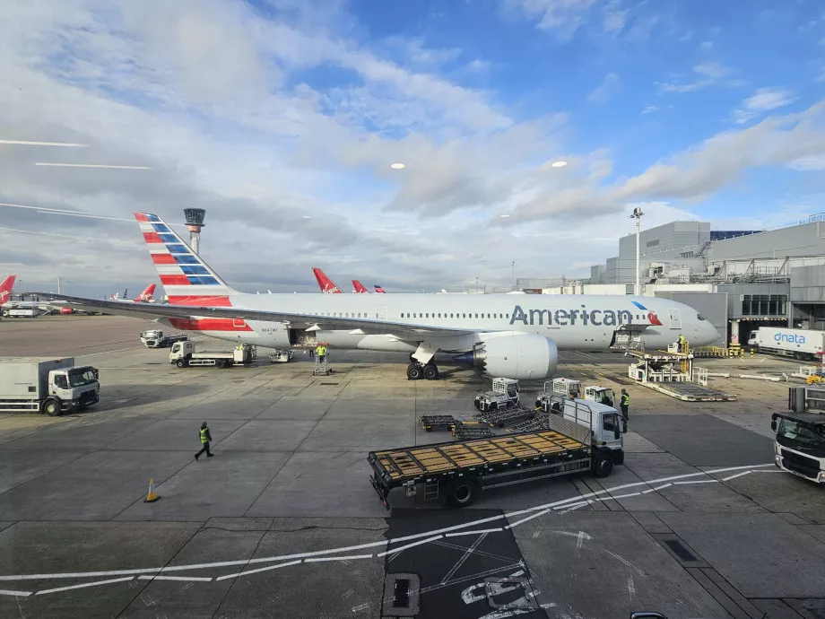 Pemandangan apron bandara¨