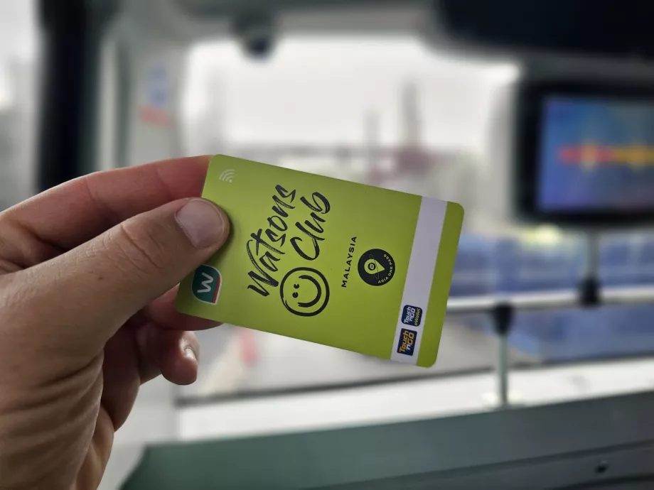 Kartu Touch-n-Go dari Watsons