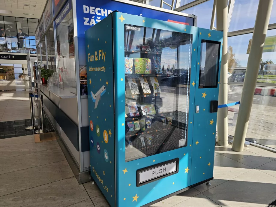 Mesin penjual otomatis dengan permainan papan