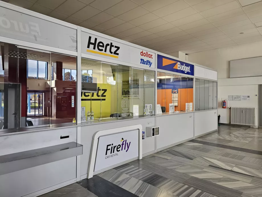 Konter penyewaan mobil