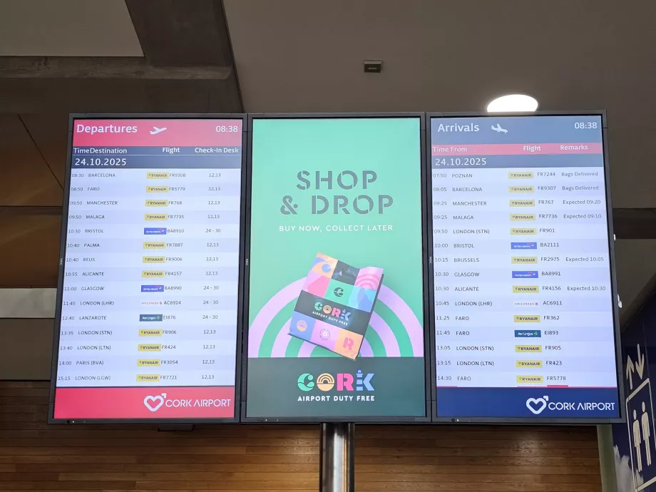 Kedatangan dan keberangkatan - papan