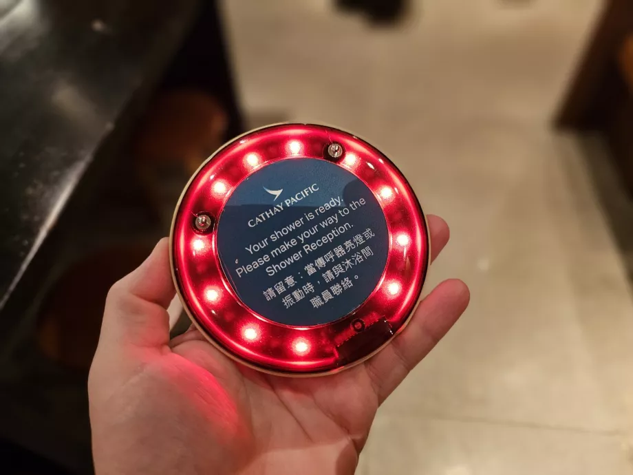 Pemberitahuan untuk melepaskan pancuran