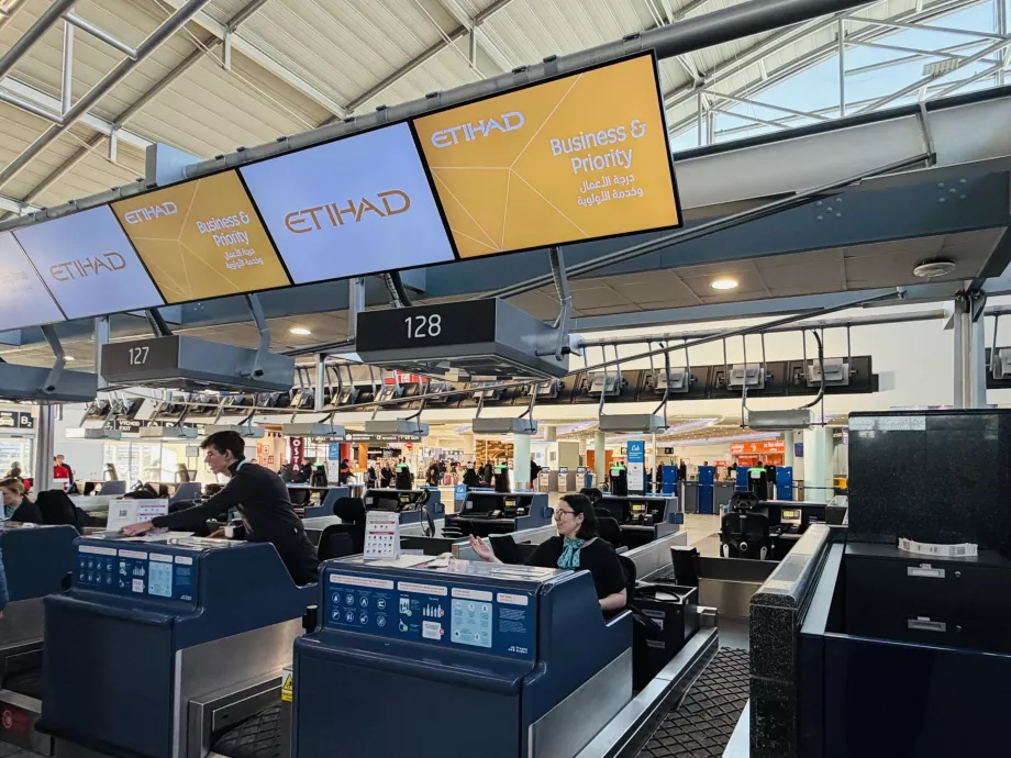 Check-in untuk kelas bisnis