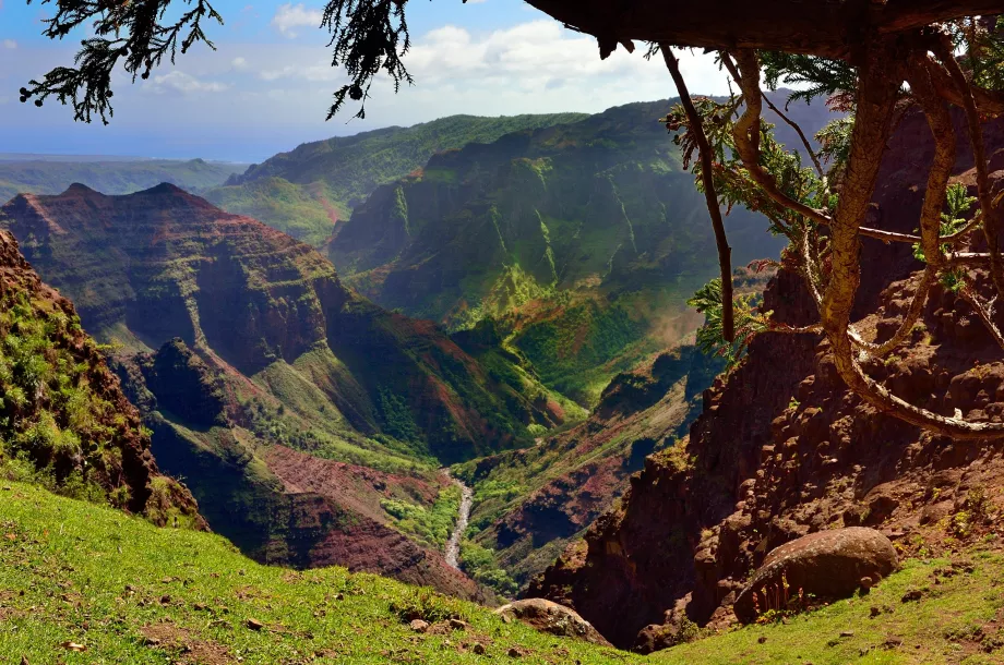 Pemandangan Ngarai Waimea