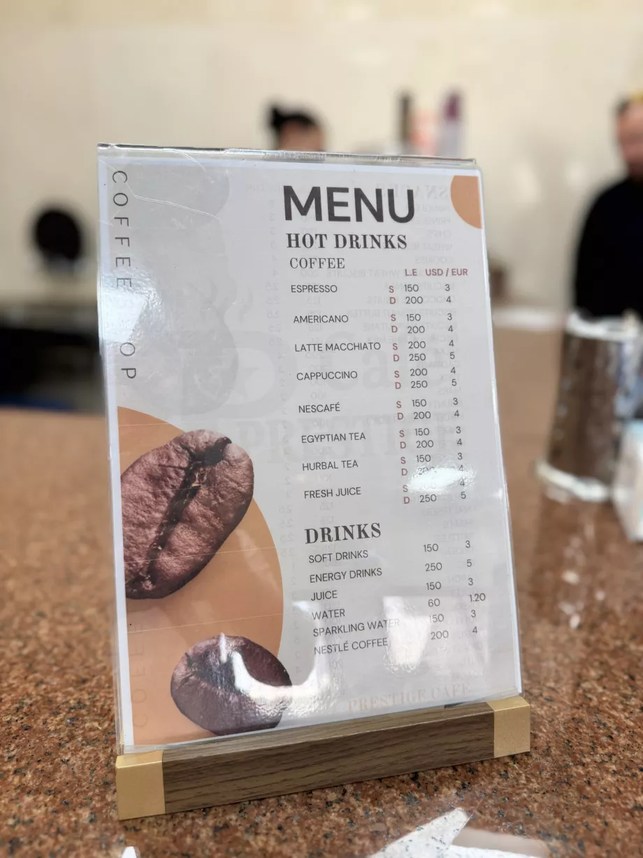 Harga kopi dan minuman