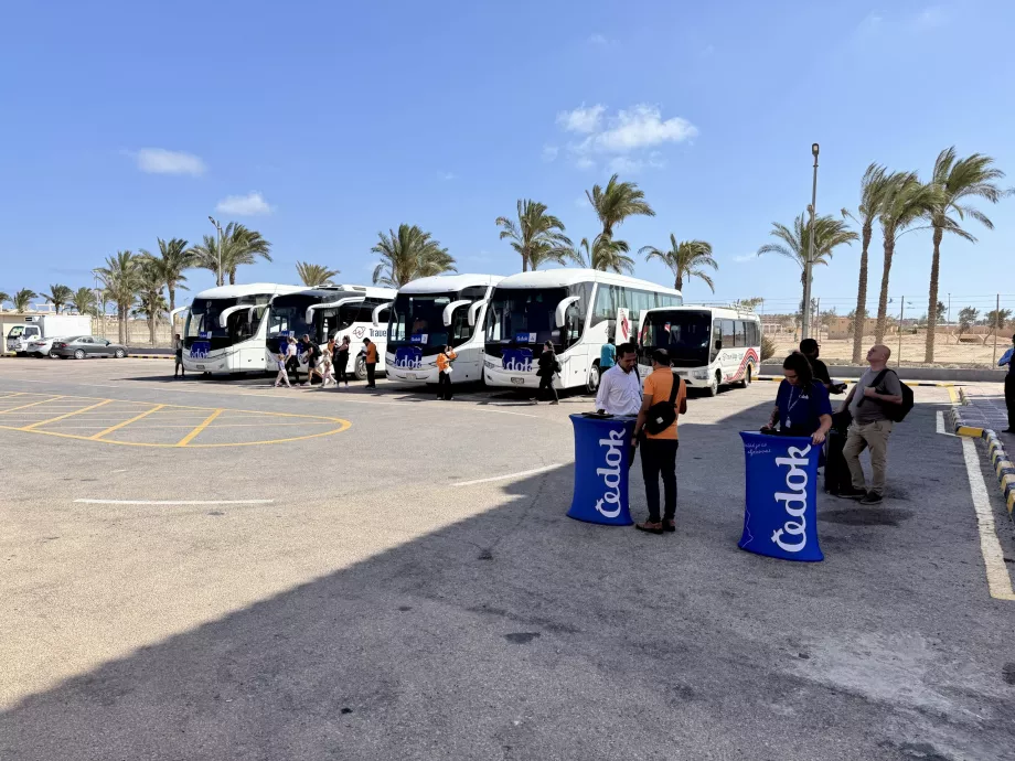 Bus dari bandara ke resor hotel