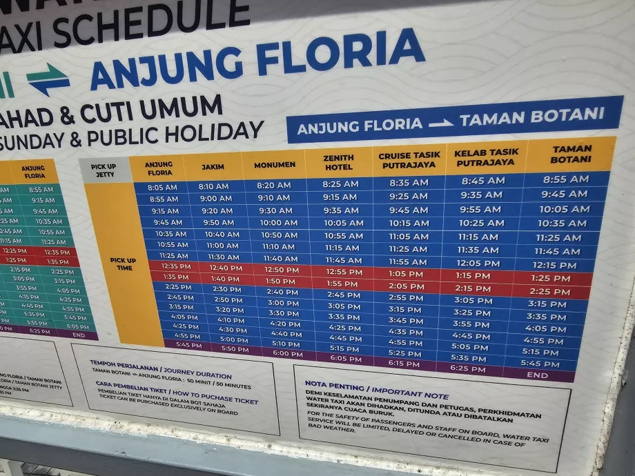 Jadwal taksi air