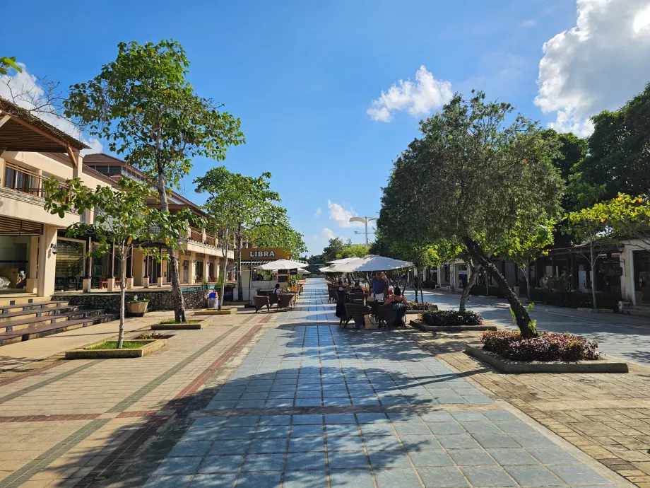 Jalan perbelanjaan di antara aula keberangkatan dan kedatangan, bagian publik