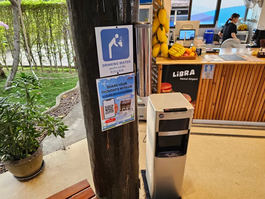 Air minum, area transit