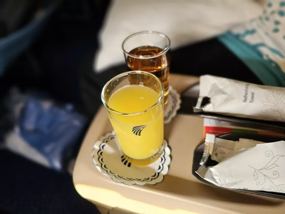 Minuman selamat datang sebelum memulai