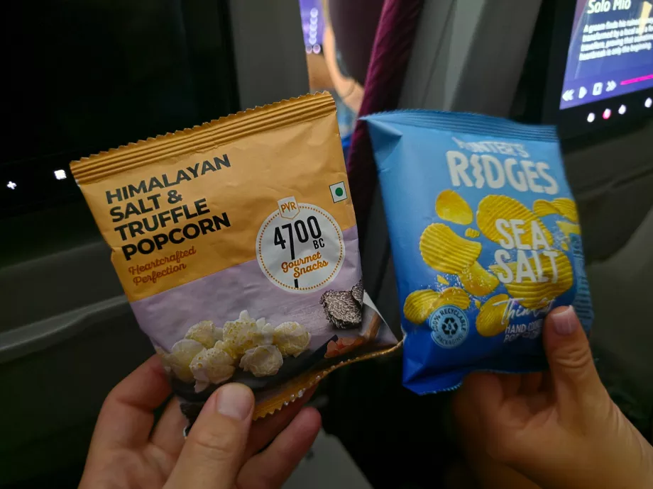 Makanan ringan sebelum mendarat