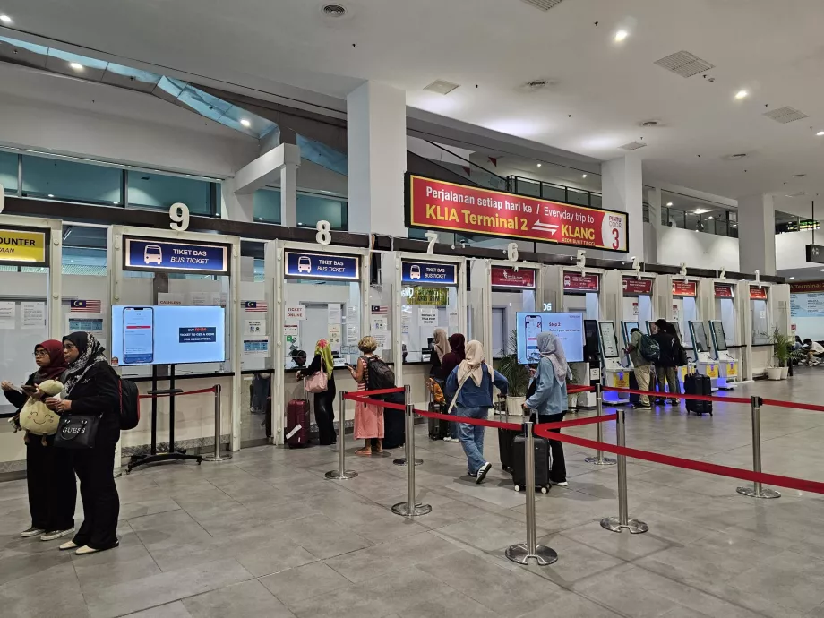Tiket untuk bus jarak jauh, Terminal 2