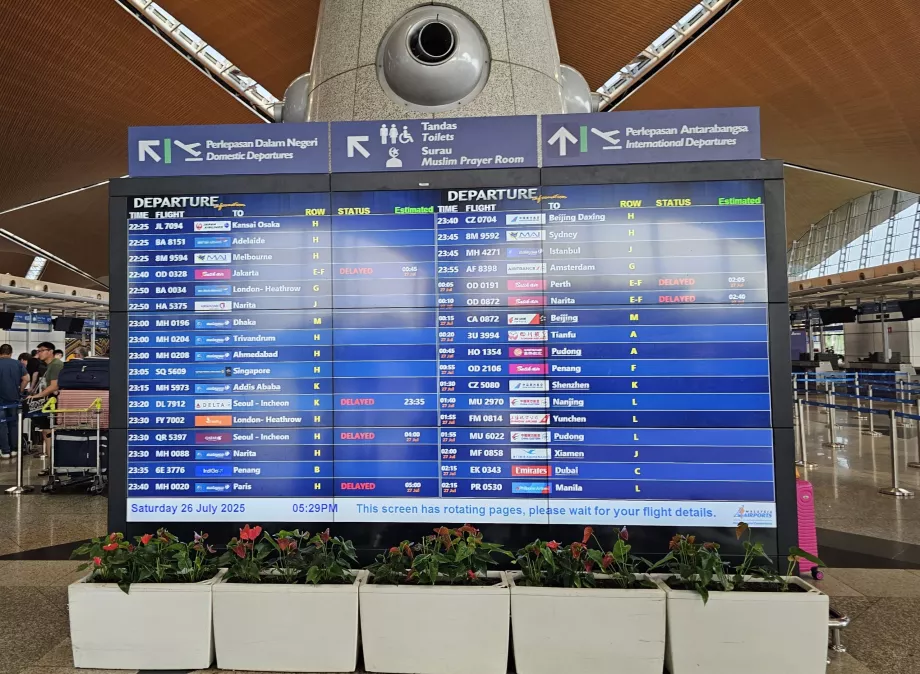 Papan keberangkatan