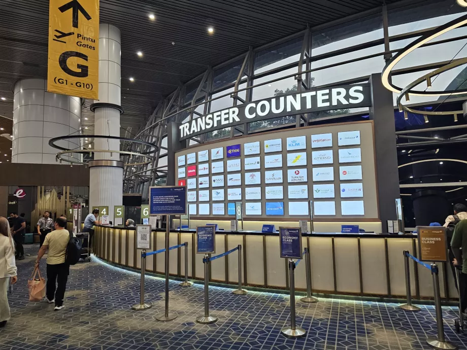 Konter transfer, Terminal 1