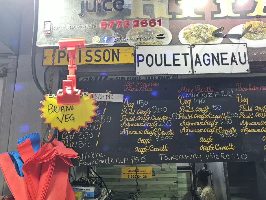 Harga makanan di pasar