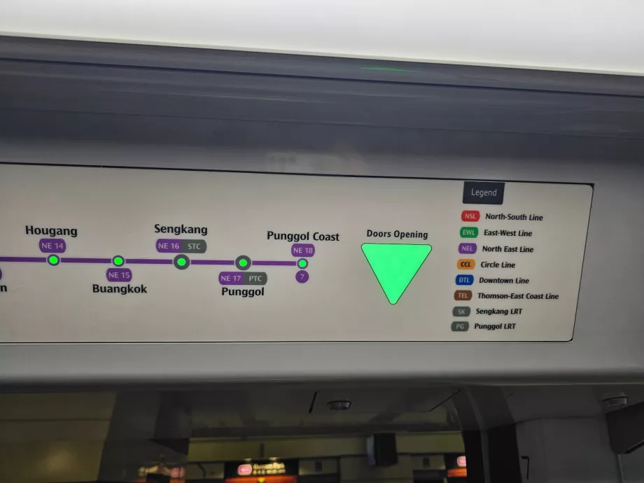 Informasi tentang membuka pintu di metro