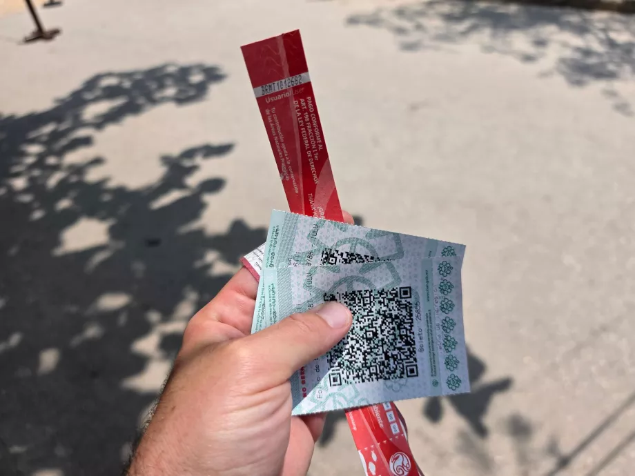 Situs Arkeologi Tulum, tiket