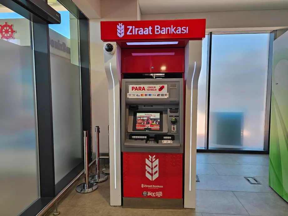 Mesin ATM Ziraat Bankasi, penarikan gratis