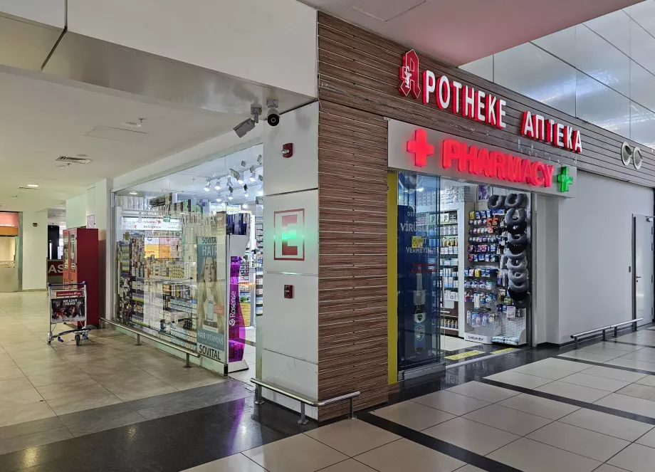 Apotek, area umum, Terminal 2