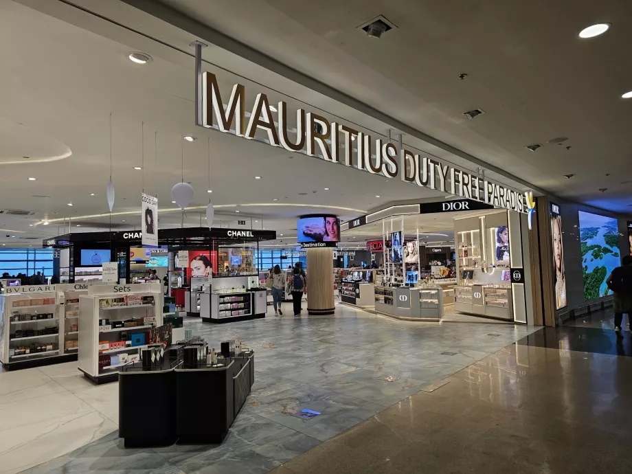 Toko Bebas Bea, bandara Mauritius