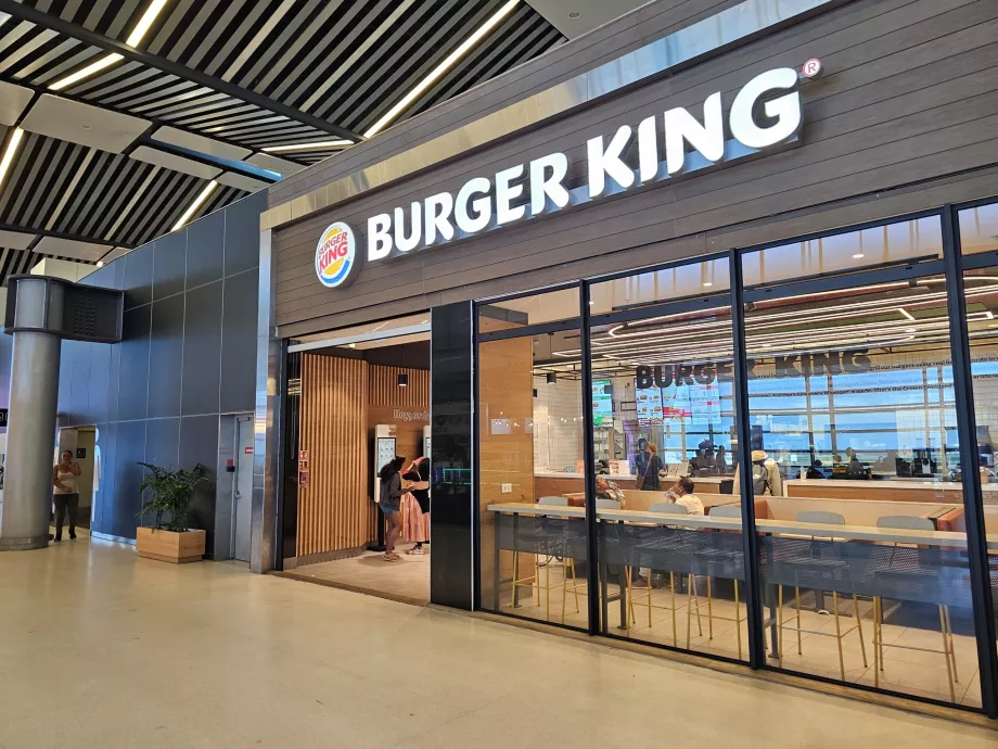 Burger King di zona transit