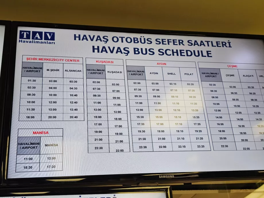 Jadwal bus Havas