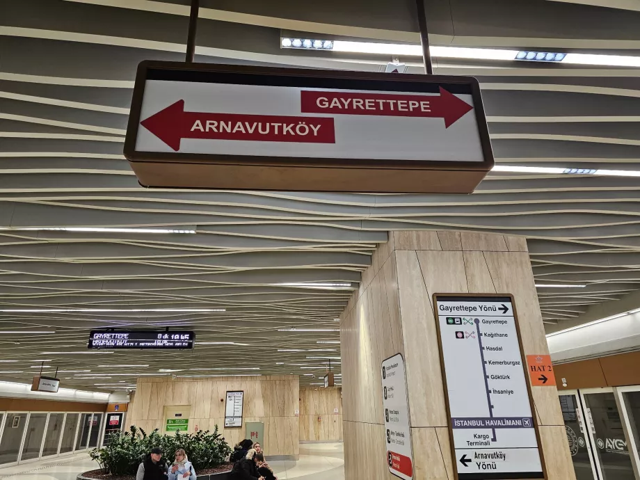 Arah Gayrettepe ke pusat kota