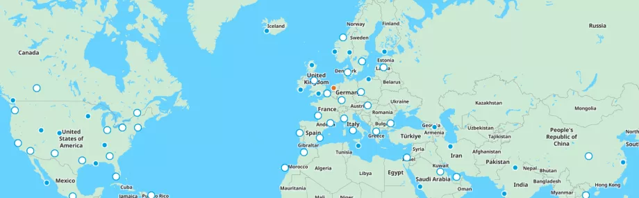 Peta Rute KLM