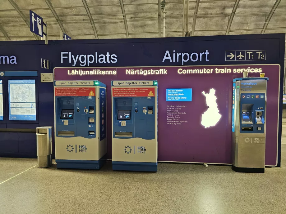 Mesin tiket, stasiun kereta api