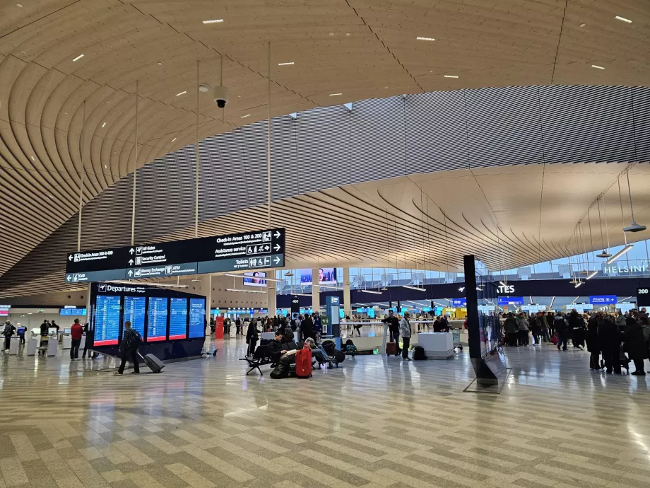 Aula keberangkatan, Bandara Helsinki