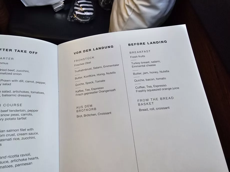 Sarapan pada menu