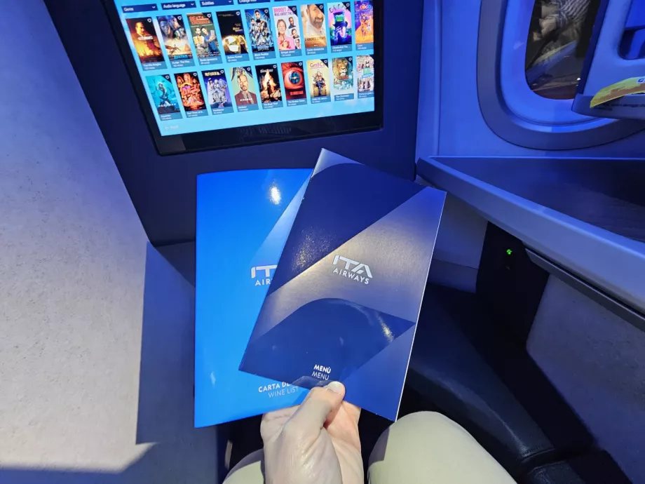 Menu dan daftar anggur