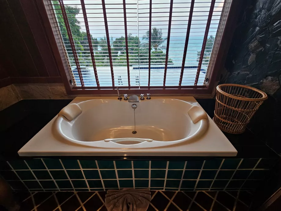 Bak mandi di kamar mandi