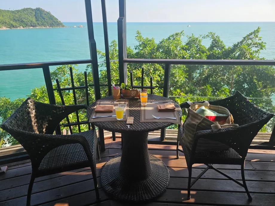 Sarapan dengan pemandangan