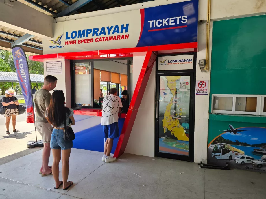 Dermaga Thong Sala, kantor tiket