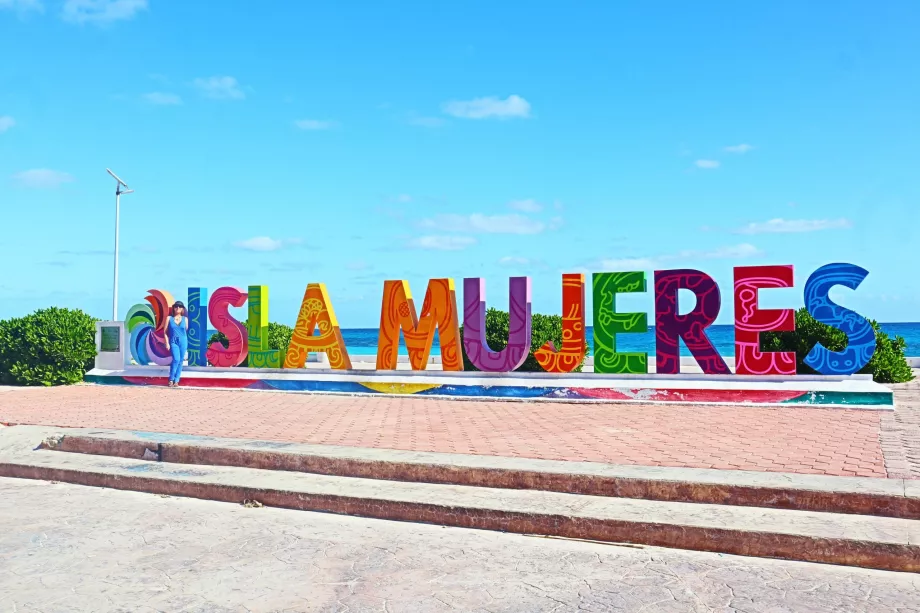 Papan Tanda Isla Mujeres