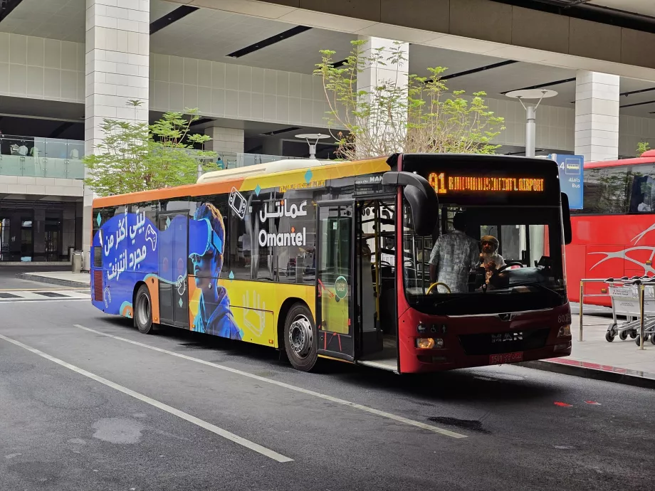 Bus A1 menuju pusat kota