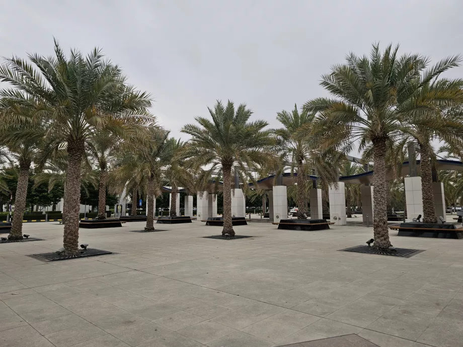 Parkir di depan bandara